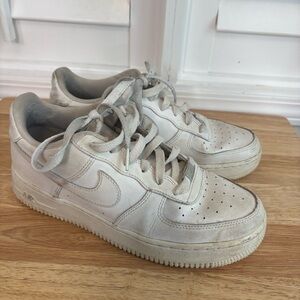Nike White Air Force One Sneakers‎ Size 6.5Y